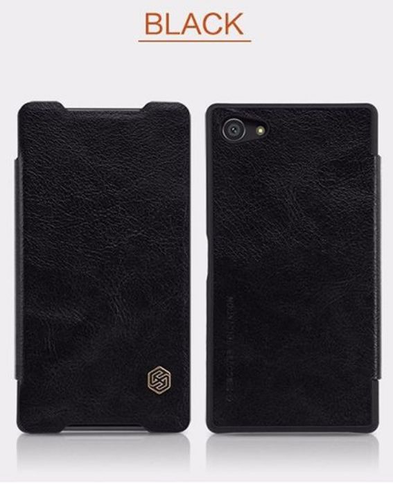 تصویر  کیف کلاسوری چرمی نیلکین مدل کیو آی ان برای گوشی سونی اکسپریا زد 5 کامپکت