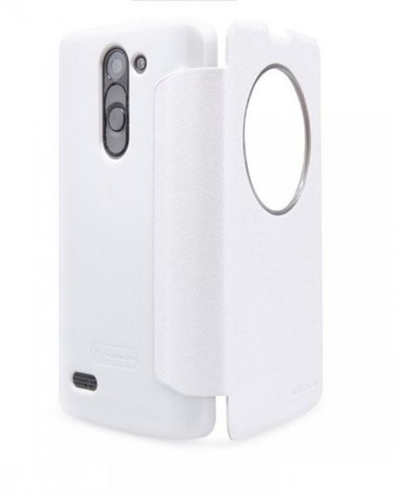 تصویر  کیف کلاسوری چرمی نیلکین مدل اسپارکل برای گوشی ال‌جی ال بلو