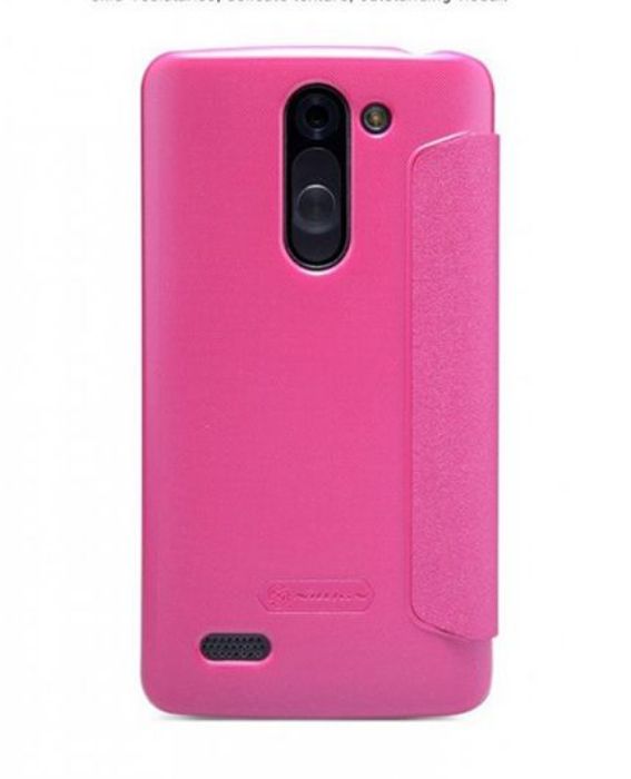 تصویر  کیف کلاسوری چرمی نیلکین مدل اسپارکل برای گوشی ال‌جی ال بلو