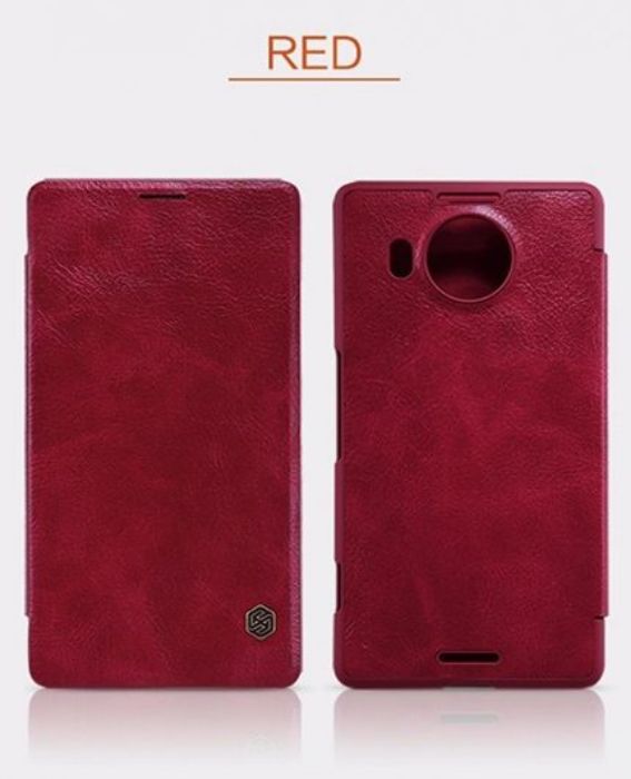 تصویر  کیف کلاسوری چرمی نیلکین مدل کیو آی ان برای گوشی مایکروسافت لومیا 950