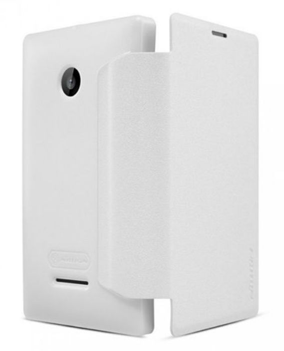 تصویر  کیف کلاسوری چرمی نیلکین مدل اسپارکل برای گوشی مایکروسافت لومیا 435