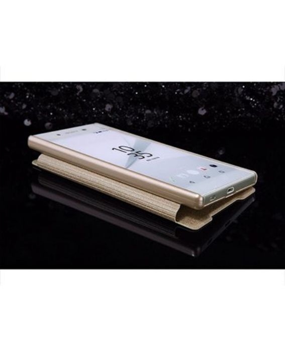 تصویر  کیف کلاسوری چرمی نیلکین مدل اسپارکل برای گوشی سونی اکسپریا زد 5