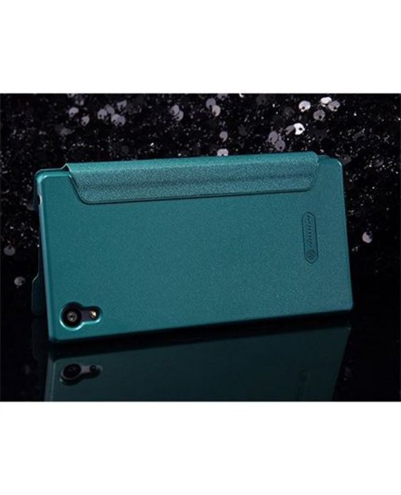 تصویر  کیف کلاسوری چرمی نیلکین مدل اسپارکل برای گوشی سونی اکسپریا زد 5