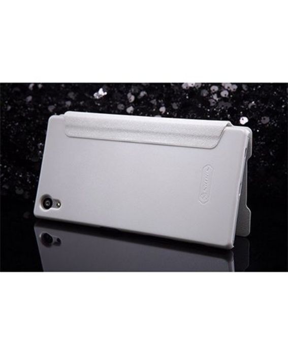 تصویر  کیف کلاسوری چرمی نیلکین مدل اسپارکل برای گوشی سونی اکسپریا زد 5