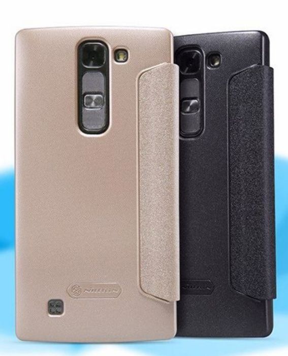 تصویر  کیف کلاسوری چرمی نیلکین مدل اسپارکل برای گوشی ال‌جی مگنا