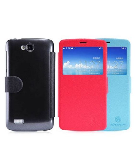 تصویر  کیف کلاسوری چرمی نیلکین مدل فرش برای گوشی هواوی هانر 3 سی لایت