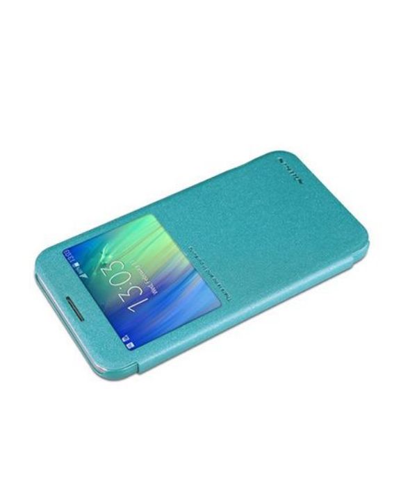 تصویر  کیف کلاسوری چرمی نیلکین مدل اسپارکل برای گوشی سامسونگ گلکسی ایی 7