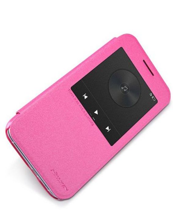 تصویر  کیف کلاسوری چرمی نیلکین مدل اسپارکل برای گوشی هواوی اسند جی 7