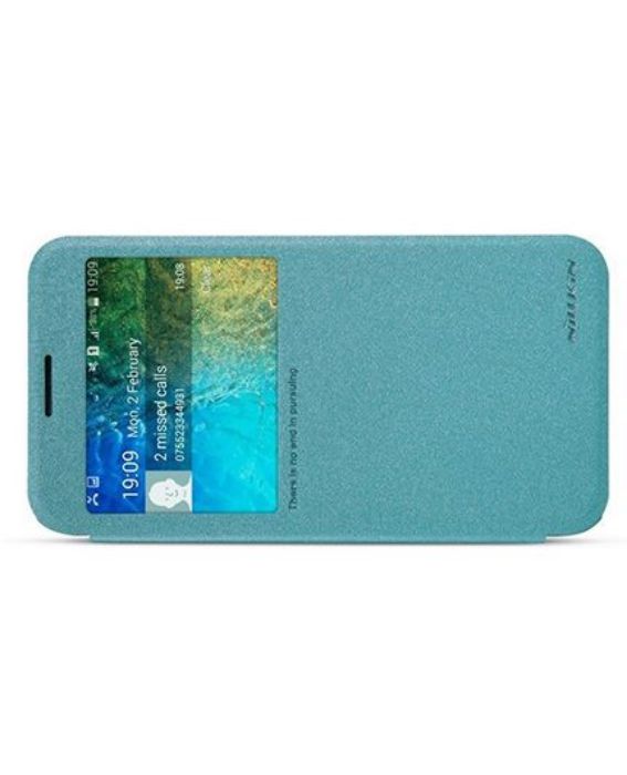 تصویر  کیف کلاسوری چرمی نیلکین مدل اسپارکل برای گوشی سامسونگ گلکسی ایی 5