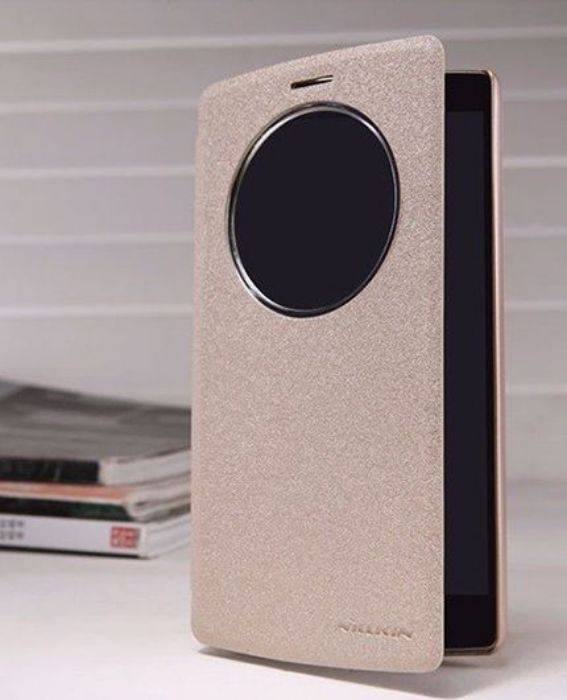 تصویر  کیف کلاسوری چرمی نیلکین مدل فرش برای گوشی ال‌جی جی 4