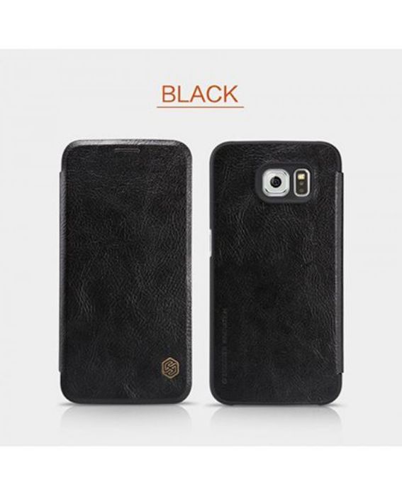 تصویر  کیف کلاسوری چرمی نیلکین مدل کیو آی ان برای گوشی سامسونگ گلکسی اس 6