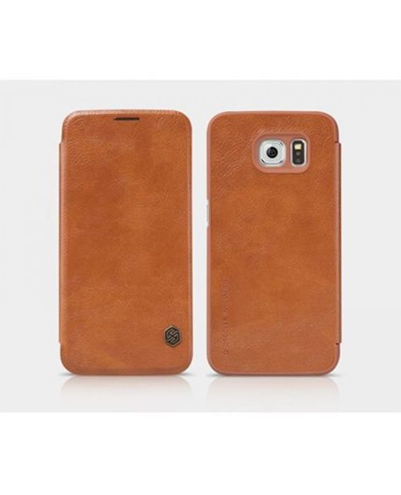 تصویر  کیف کلاسوری چرمی نیلکین مدل کیو آی ان برای گوشی سامسونگ گلکسی اس 6