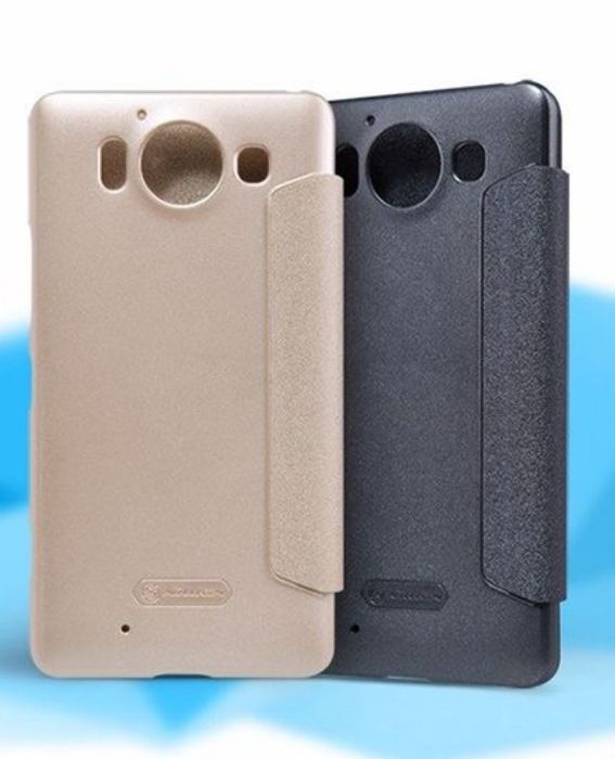 تصویر  کیف کلاسوری چرمی نیلکین مدل اسپارکل برای گوشی مایکروسافت لومیا 950