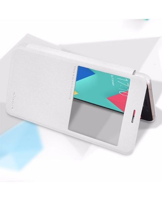 تصویر  کیف کلاسوری چرمی نیلکین مدل اسپارکل برای گوشی اچ تی سی وان آ 9