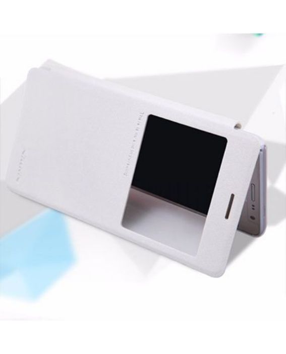 تصویر  کیف کلاسوری چرمی نیلکین مدل اسپارکل برای گوشی سامسونگ گلکسی آن 7