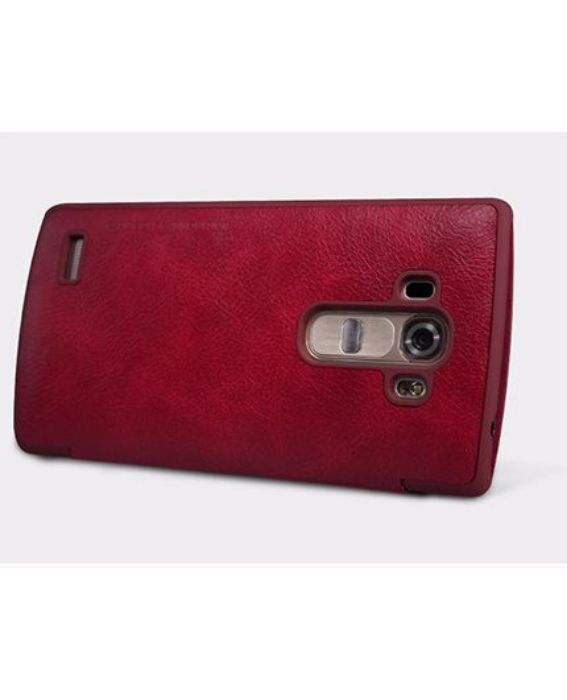 تصویر  کیف کلاسوری چرمی نیلکین مدل کیو آی ان برای گوشی ال جی جی 4 بیت