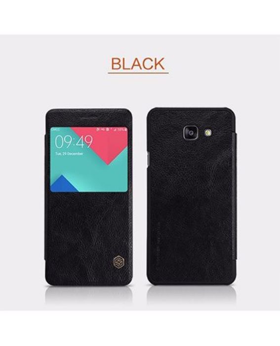 تصویر  کیف کلاسوری چرمی نیلکین مدل کیو آی ان برای گوشی سامسونگ گلکسی آ 9  - مدل 2016