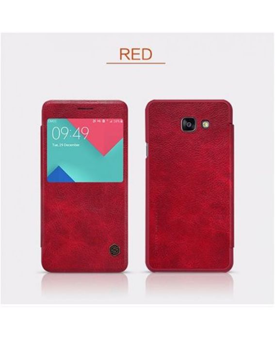 تصویر  کیف کلاسوری چرمی نیلکین مدل کیو آی ان برای گوشی سامسونگ گلکسی آ 9  - مدل 2016