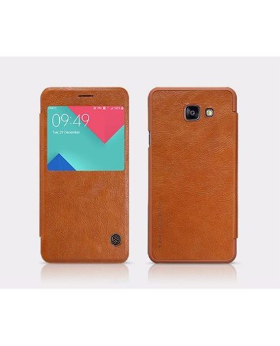 تصویر  کیف کلاسوری چرمی نیلکین مدل کیو آی ان برای گوشی سامسونگ گلکسی آ 9  - مدل 2016