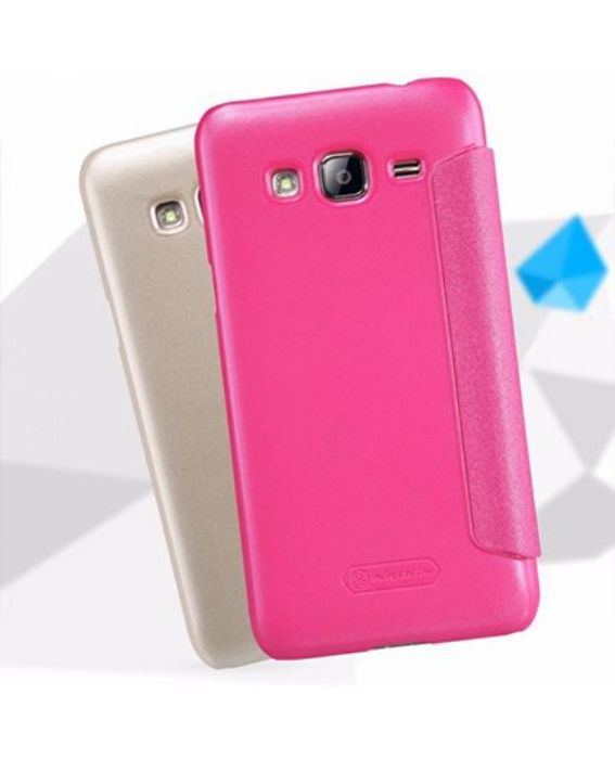 تصویر  کیف کلاسوری چرمی نیلکین مدل اسپارکل برای گوشی سامسونگ گلکسی جی 3