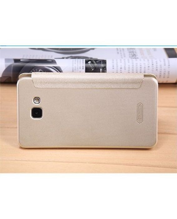 تصویر  کیف کلاسوری چرمی نیلکین مدل اسپارکل برای گوشی سامسونگ گلکسی آ 9 - مدل 2016