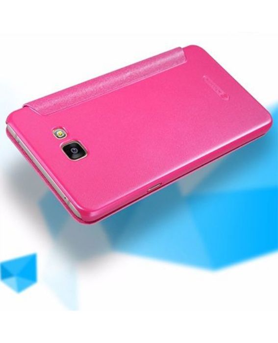 تصویر  کیف کلاسوری چرمی نیلکین مدل اسپارکل برای گوشی سامسونگ گلکسی آ 9 - مدل 2016