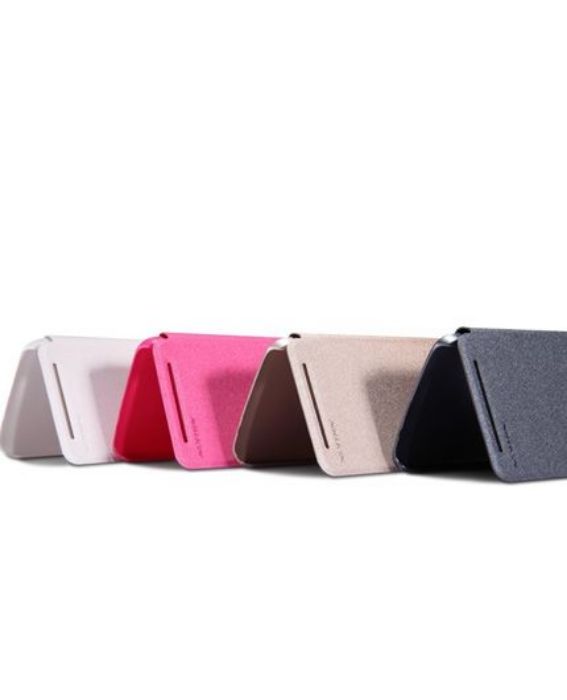 تصویر  کیف کلاسوری چرمی نیلکین مدل اسپارکل برای گوشی اچ تی سی وان ایی 8