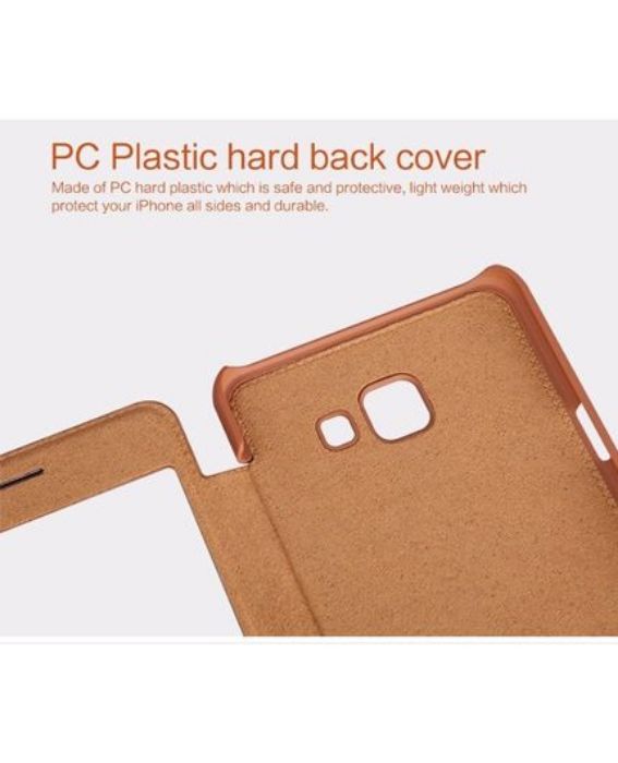 تصویر  کیف کلاسوری چرمی نیلکین مدل کیو آی ان برای گوشی سامسونگ گلکسی آ 7 - مدل 2016