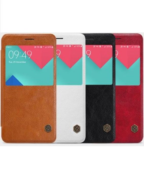 تصویر  کیف کلاسوری چرمی نیلکین مدل کیو آی ان برای گوشی سامسونگ گلکسی آ 7 - مدل 2016