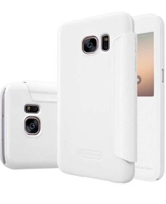 تصویر  کیف کلاسوری چرمی نیلکین مدل اسپارکل برای گوشی سامسونگ گلکسی اس 7