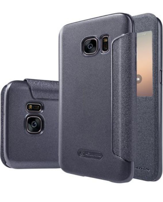 تصویر  کیف کلاسوری چرمی نیلکین مدل اسپارکل برای گوشی سامسونگ گلکسی اس 7