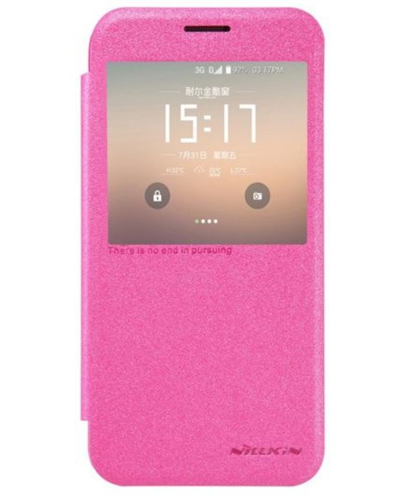 تصویر  کیف کلاسوری چرمی نیلکین مدل اسپارکل برای گوشی سامسونگ گلکسی اس 7