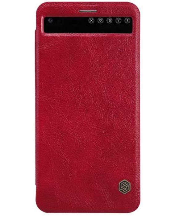 تصویر  کیف کلاسوری چرمی نیلکین مدل کیو آی ان برای گوشی ال جی وی 20