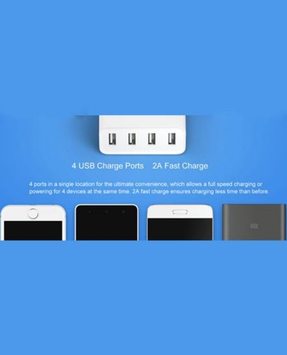 تصویر  شارژر رومیزی شیائومی (چهار پورت)