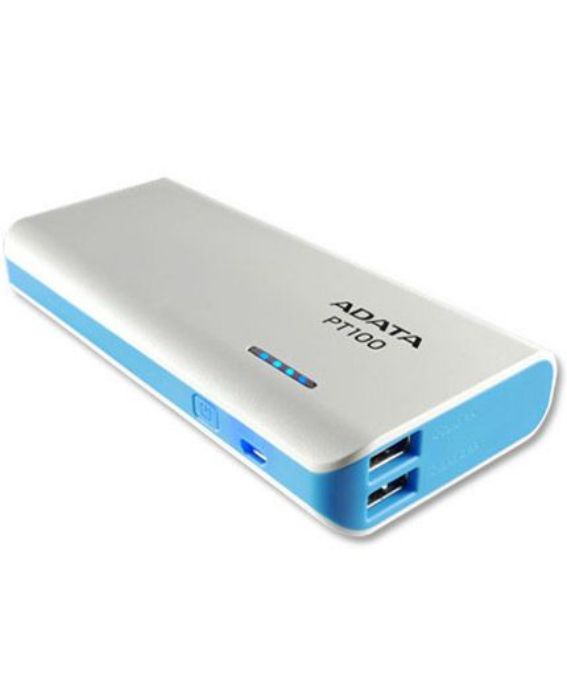 تصویر  پاوربانک ای دیتا مدل PT100 ظرفیت 10000 میلی آمپر ساعت