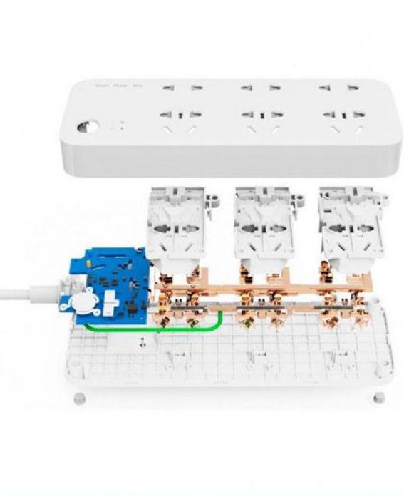 تصویر  شش راهی برق هوشمند شیائومی مدل ZNCXB01ZM