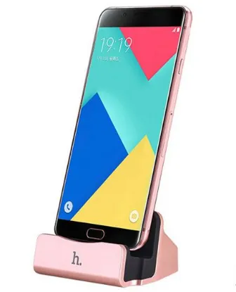 تصویر  پایه شارژر میکرو یو اس بی هوکو با امکان شارژ سریع