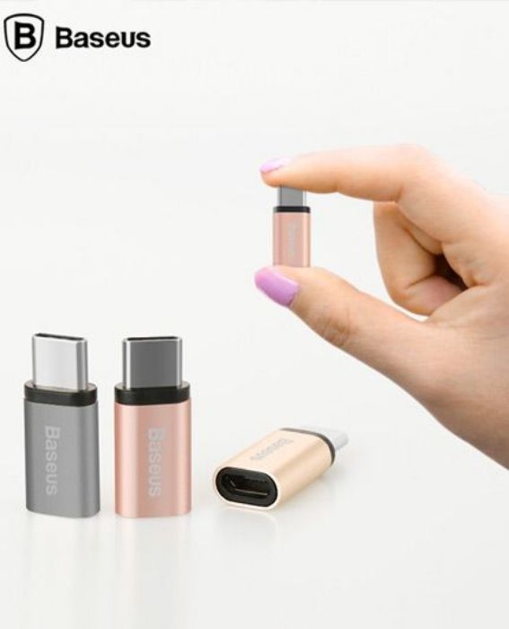 تصویر  تبدیل microUSB به USB Type-C بیسوس