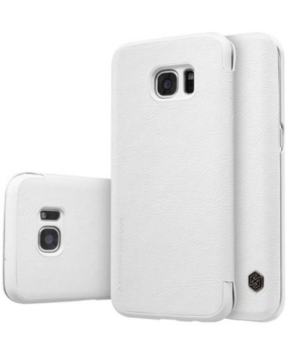 تصویر  کیف کلاسوری چرمی نیلکین مدل کیو آی ان برای گوشی سامسونگ گلکسی اس 7 اج