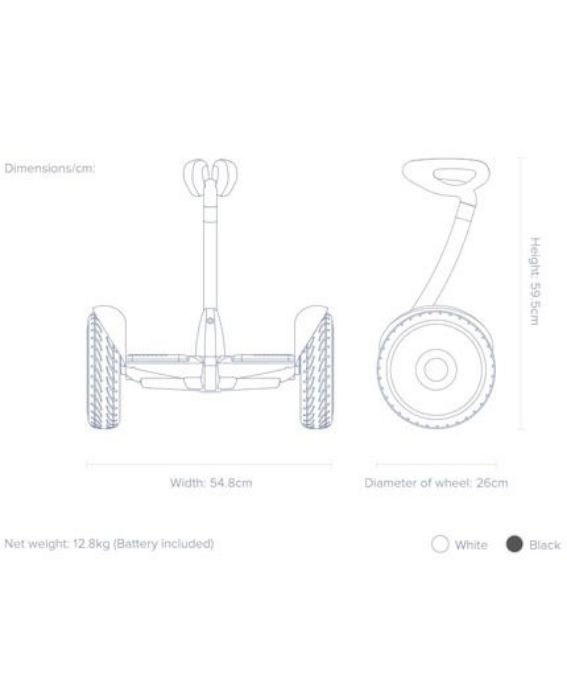 تصویر  اسکوتر برقی شیائومی مدل ناین بات مینی