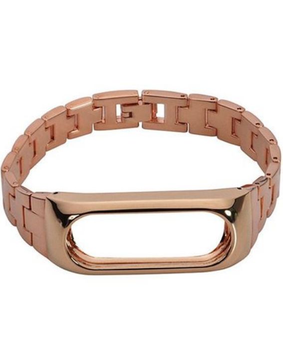 تصویر  بند فلزی درشت بافت دستبند هوشمند شیائومی می بند 2