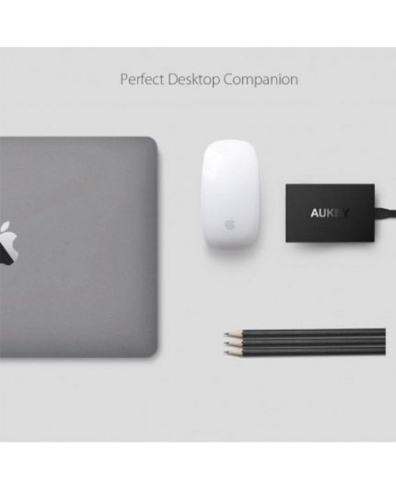 تصویر  شارژر رومیزی آکی مدل PA-T15 (پنج پورت)