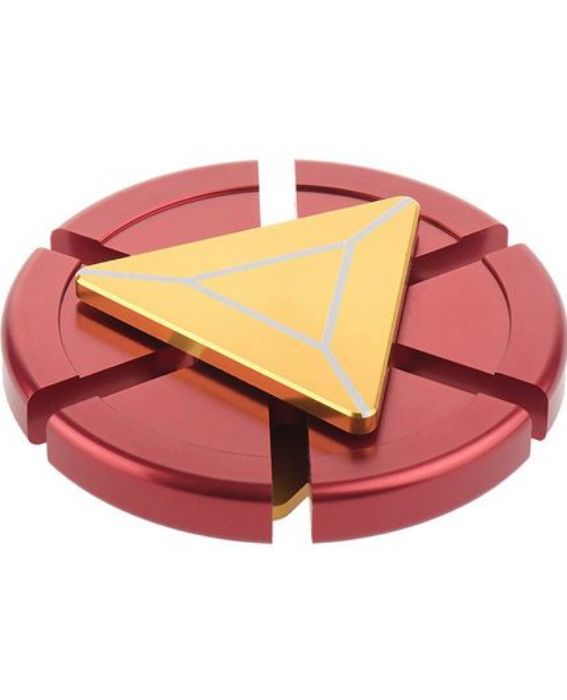 تصویر  اسپینر دستی فلزی مدل مرد آهنی (آیرون من) قرمز