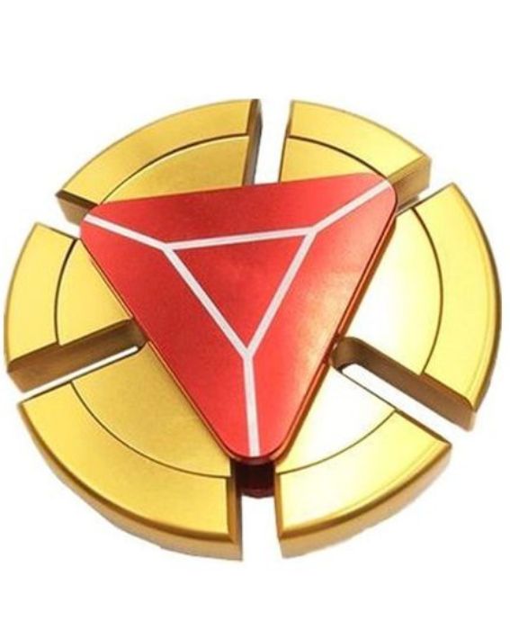 تصویر  اسپینر دستی فلزی مدل مرد آهنی (آیرون من) طلایی