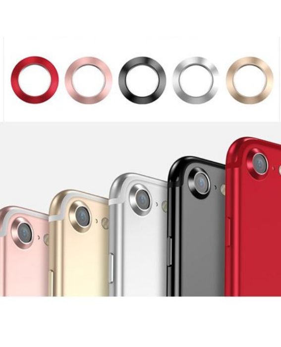 تصویر  حلقه فلزی محافظ لنز دوربین بیسوس برای گوشی اپل آیفون 7