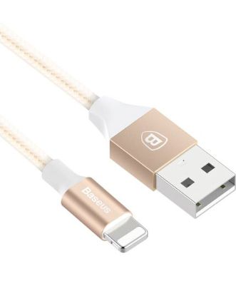 کابل اتصال لایتنینگ به یو اس بی بیسوس برای شارژ و انتقال اطلاعات آیفون و آیپد مدل یاشین - 1 متر