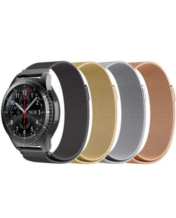 تصویر  بند فلزی ریز بافت ساعت هوشمند سامسونگ گیر اس 3 فرانتیر و کلاسیک