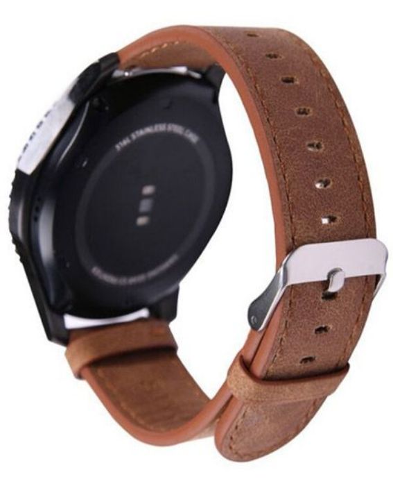 تصویر  بند چرمی طرح دوخت ساعت هوشمند سامسونگ گیر اس 3 فرانتیر و کلاسیک