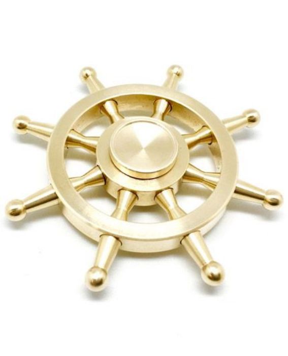 تصویر  اسپینر دستی فلزی مدل سکان کشتی 8 پره