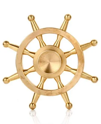 تصویر  اسپینر دستی فلزی مدل سکان کشتی 8 پره